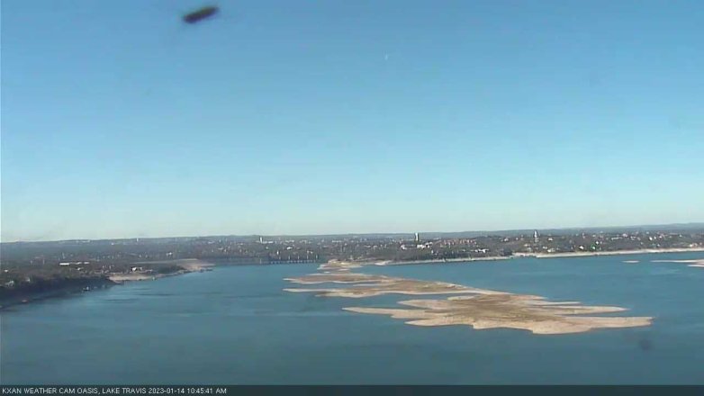 Lake Travis webcam, January 14, 2023 10:45 AM CT