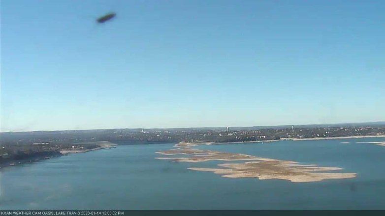 Lake Travis webcam, January 14, 2023 12:00 PM CT