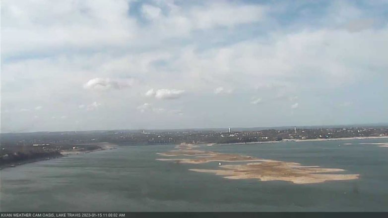 Lake Travis webcam, January 15, 2023 11:00 AM CT