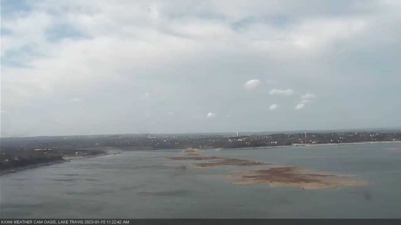 Lake Travis webcam, January 15, 2023 11:25 AM CT
