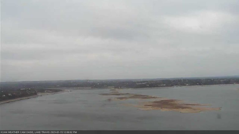 Lake Travis webcam, January 15, 2023 12:00 PM CT
