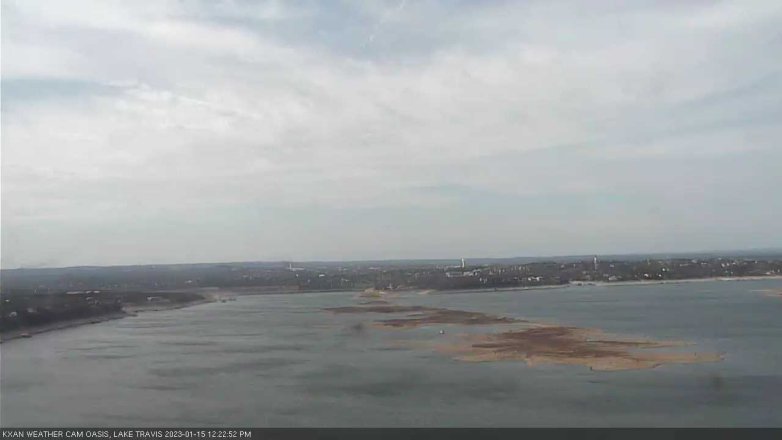 Lake Travis webcam, January 15, 2023 12:25 PM CT