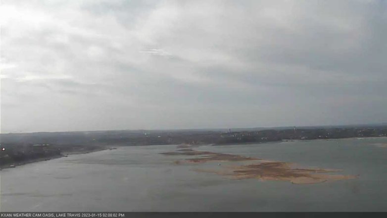 Lake Travis webcam, January 15, 2023 2:00 PM CT