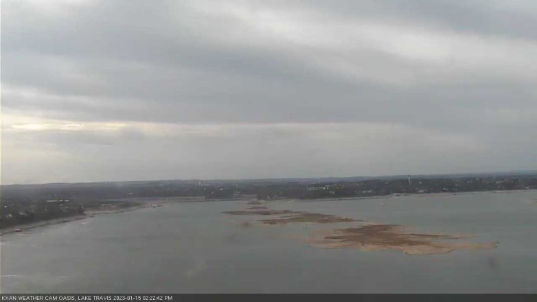 Lake Travis webcam, January 15, 2023 2:25 PM CT