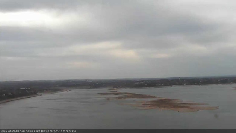 Lake Travis webcam, January 15, 2023 3:00 PM CT