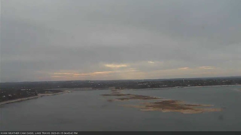 Lake Travis webcam, January 15, 2023 4:45 PM CT