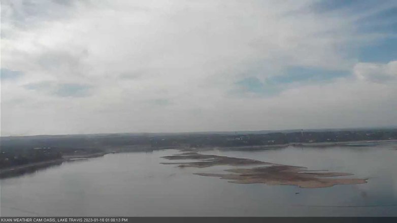 Lake Travis webcam, January 16, 2023 1:00 PM CT