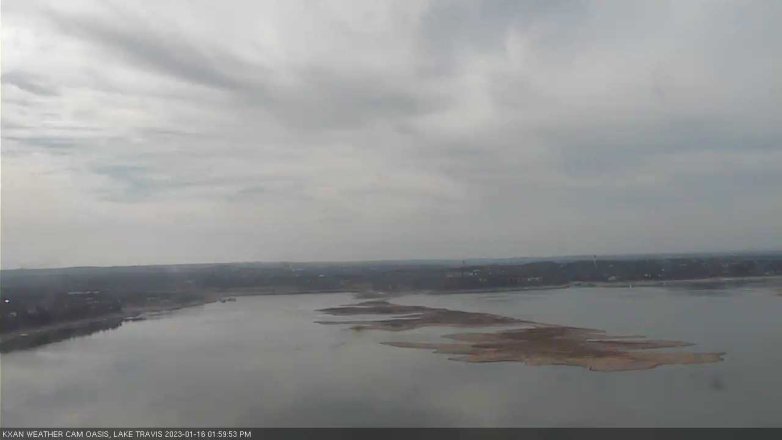 Lake Travis webcam, January 16, 2023 2:00 PM CT