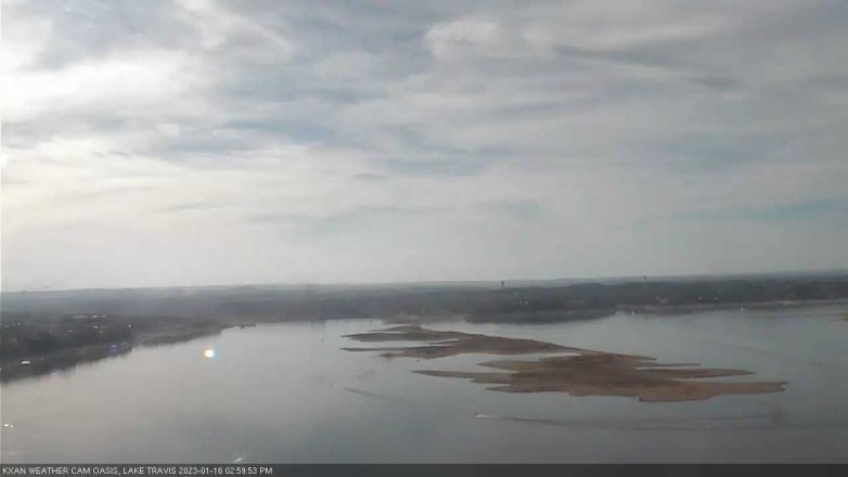 Lake Travis webcam, January 16, 2023 3:00 PM CT