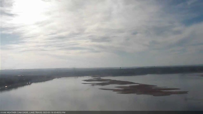 Lake Travis webcam, January 16, 2023 3:45 PM CT