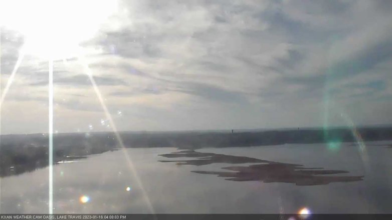 Lake Travis webcam, January 16, 2023 4:00 PM CT