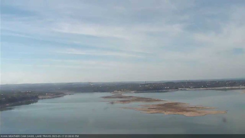 Lake Travis webcam, January 17, 2023 1:00 PM CT