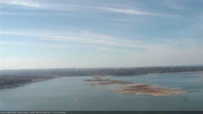 Lake Travis webcam, January 17, 2023 1:25 PM CT