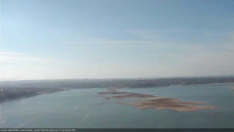 Lake Travis webcam, January 17, 2023 2:00 PM CT