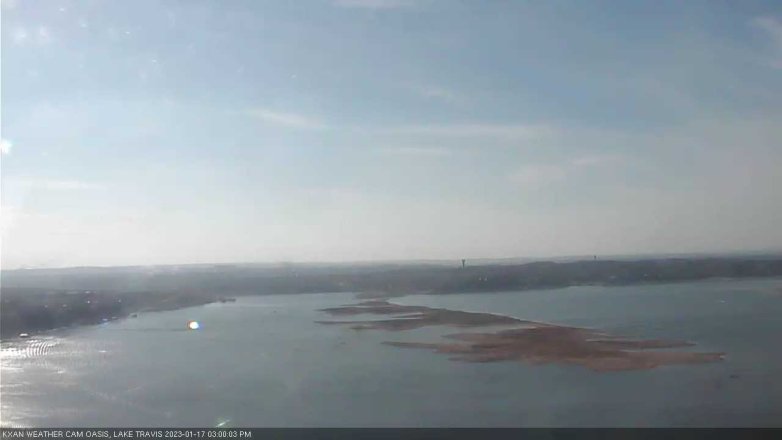 Lake Travis webcam, January 17, 2023 3:00 PM CT