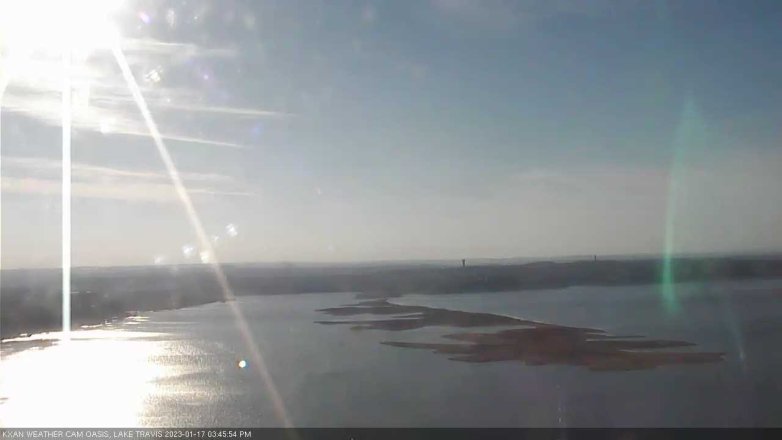 Lake Travis webcam, January 17, 2023 3:45 PM CT