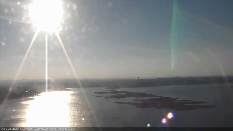 Lake Travis webcam, January 17, 2023 4:25 PM CT