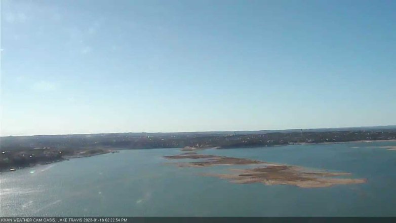 Lake Travis webcam, January 18, 2023 2:25 PM CT