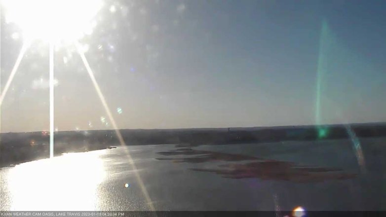 Lake Travis webcam, January 18, 2023 4:00 PM CT