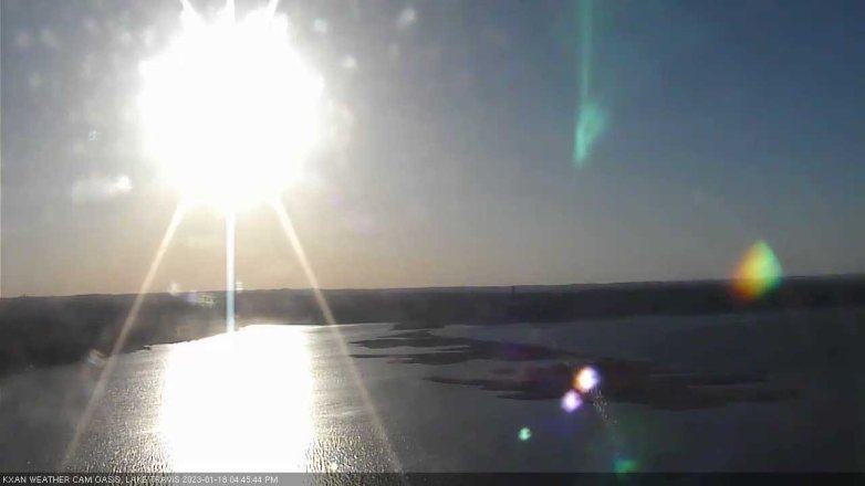 Lake Travis webcam, January 18, 2023 4:45 PM CT