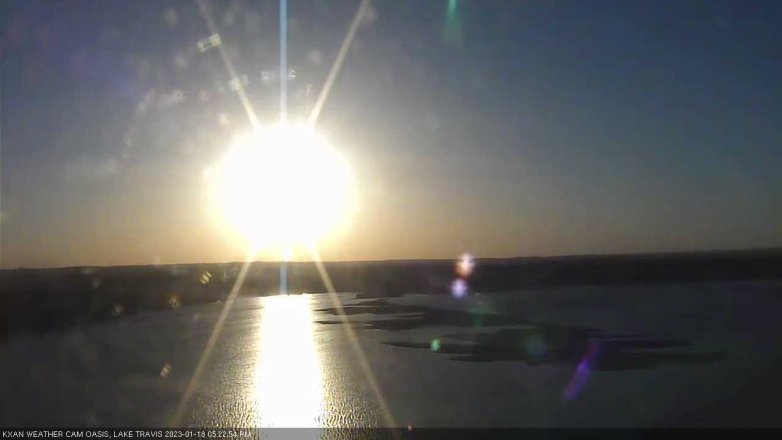 Lake Travis webcam, January 18, 2023 5:25 PM CT