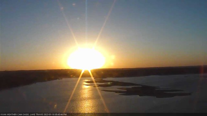 Lake Travis webcam, January 18, 2023 5:45 PM CT