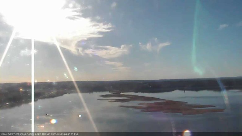 Lake Travis webcam, January 19, 2023 4:00 PM CT