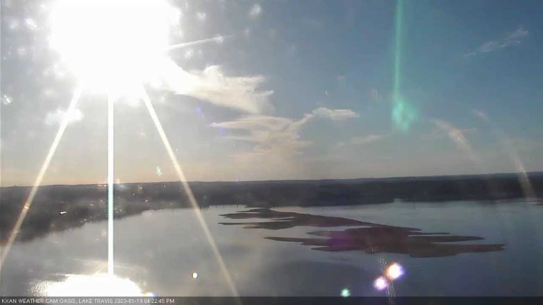 Lake Travis webcam, January 19, 2023 4:25 PM CT