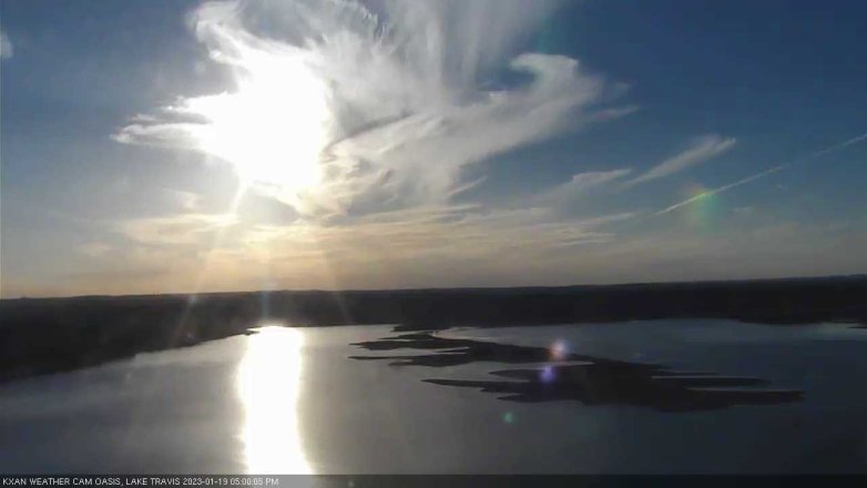 Lake Travis webcam, January 19, 2023 5:00 PM CT