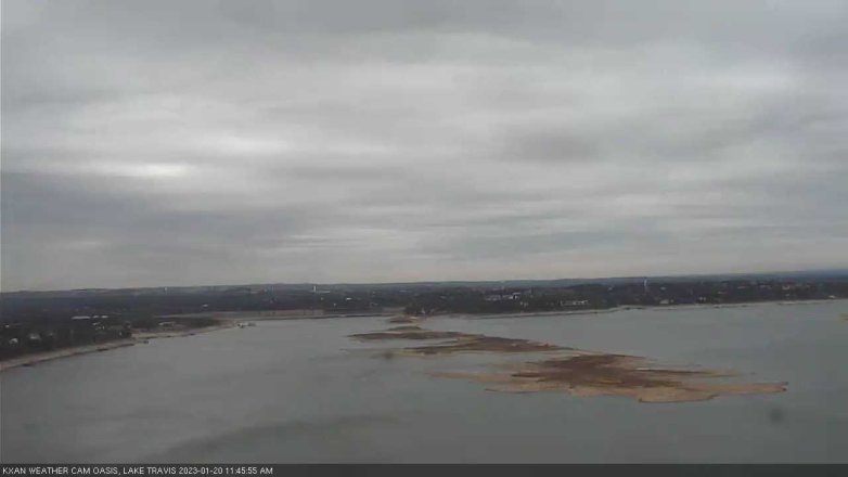 Lake Travis webcam, January 20, 2023 11:45 AM CT