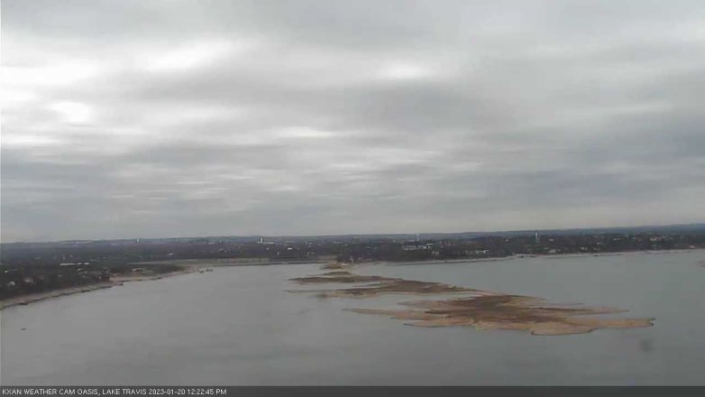 Lake Travis webcam, January 20, 2023 12:25 PM CT