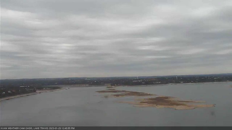 Lake Travis webcam, January 20, 2023 12:45 PM CT