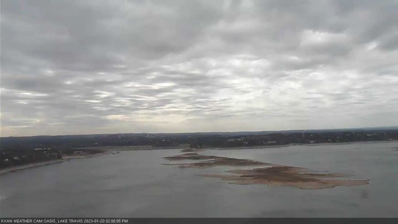 Lake Travis webcam, January 20, 2023 2:00 PM CT