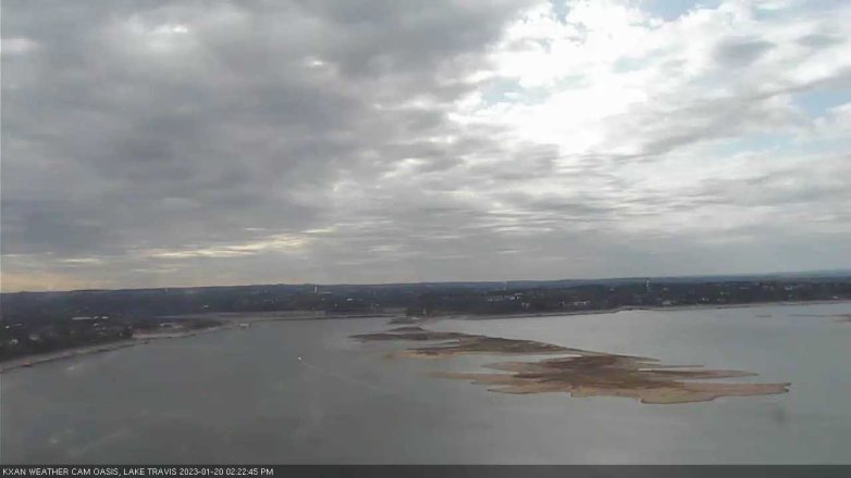 Lake Travis webcam, January 20, 2023 2:25 PM CT