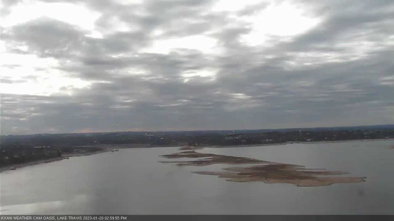Lake Travis webcam, January 20, 2023 3:00 PM CT