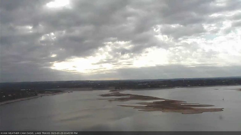Lake Travis webcam, January 20, 2023 3:45 PM CT
