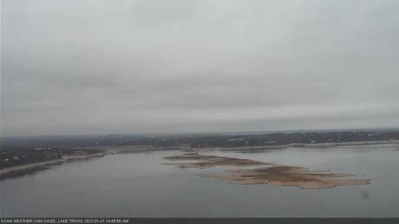 Lake Travis webcam, January 21, 2023 10:45 AM CT