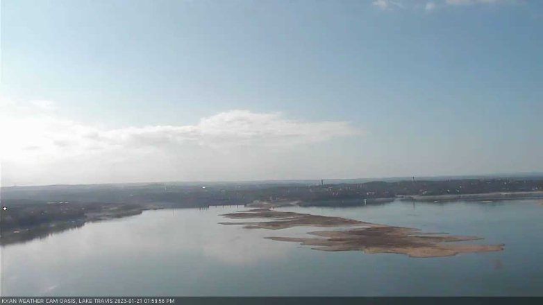 Lake Travis webcam, January 21, 2023 2:00 PM CT