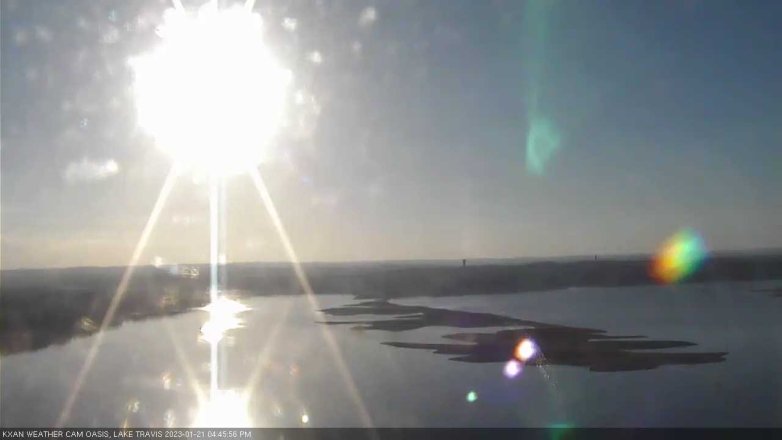 Lake Travis webcam, January 21, 2023 4:45 PM CT