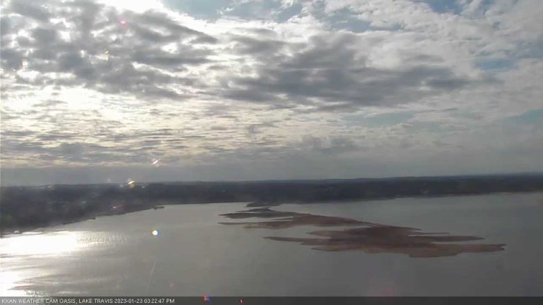 Lake Travis webcam, January 23, 2023 3:25 PM CT