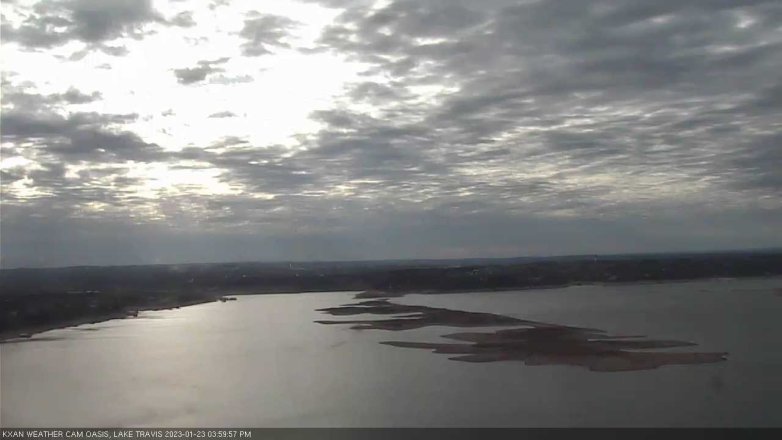 Lake Travis webcam, January 23, 2023 4:00 PM CT