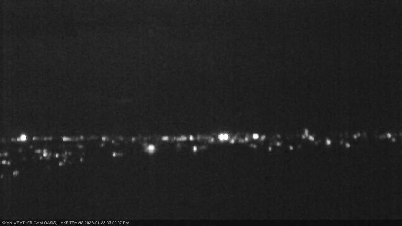 Lake Travis webcam, January 23, 2023 7:00 PM CT