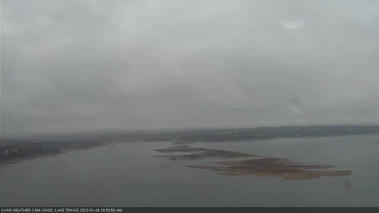 Lake Travis webcam, January 24, 2023 11:00 AM CT