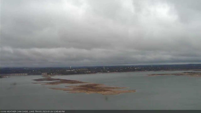Lake Travis webcam, January 24, 2023 12:45 PM CT