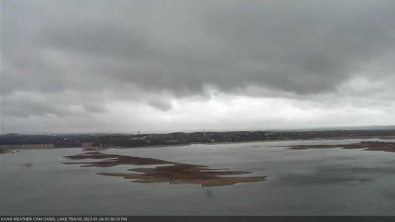 Lake Travis webcam, January 24, 2023 1:00 PM CT