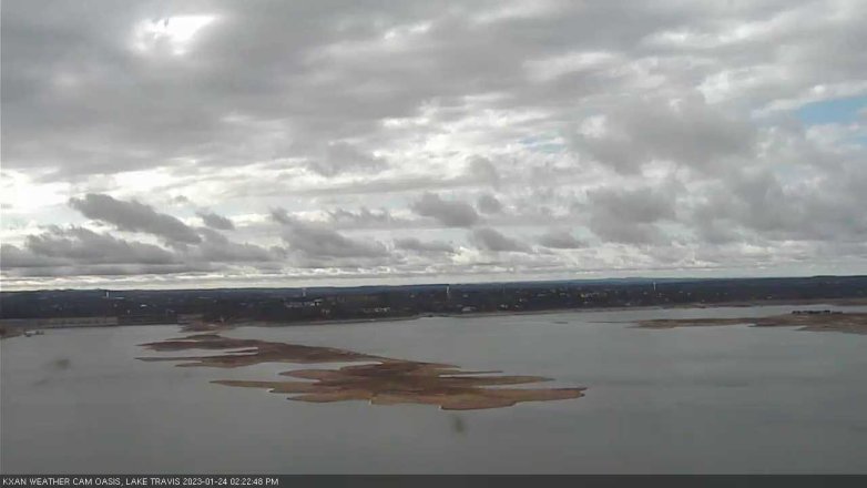 Lake Travis webcam, January 24, 2023 2:25 PM CT
