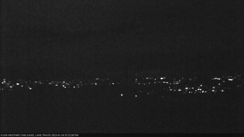 Lake Travis webcam, January 24, 2023 7:25 PM CT