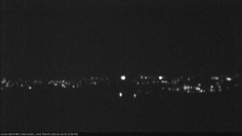 Lake Travis webcam, January 25, 2023 7:25 PM CT