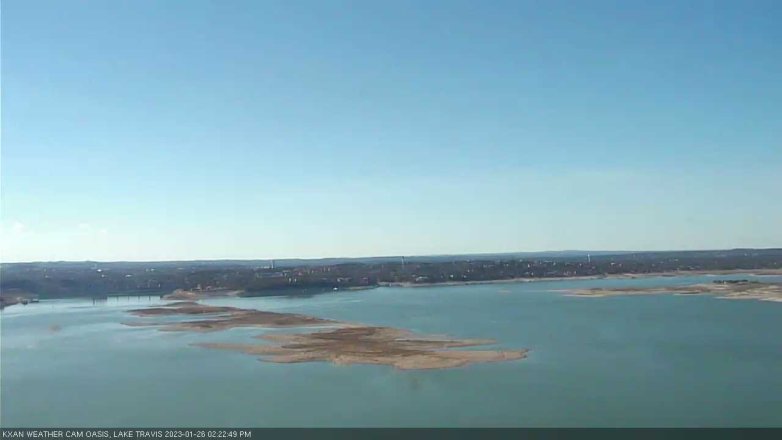 Lake Travis webcam, January 26, 2023 2:25 PM CT