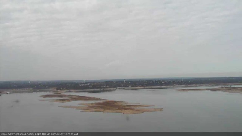 Lake Travis webcam, January 27, 2023 10:25 AM CT
